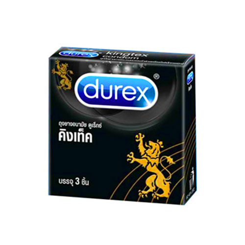 ถุงยางอนามัย Durex Kingtex (ไซต์เล็ก 49 mm)