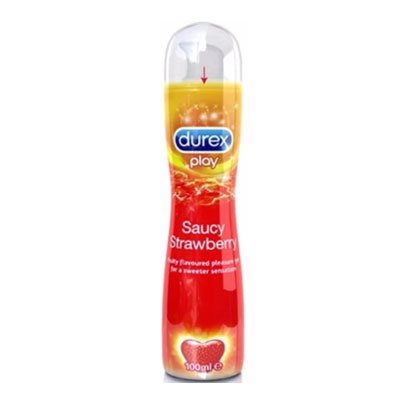 Durex Play Sweet Strawberry 100 ml (ดูเร็กซ์ เพลย์ สวีท สตรอเบอร์รี่)